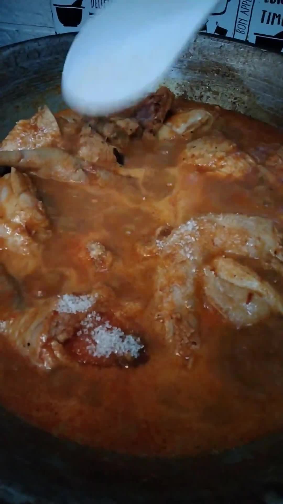 Gambar langkah 2 resipi Rendang ayam.