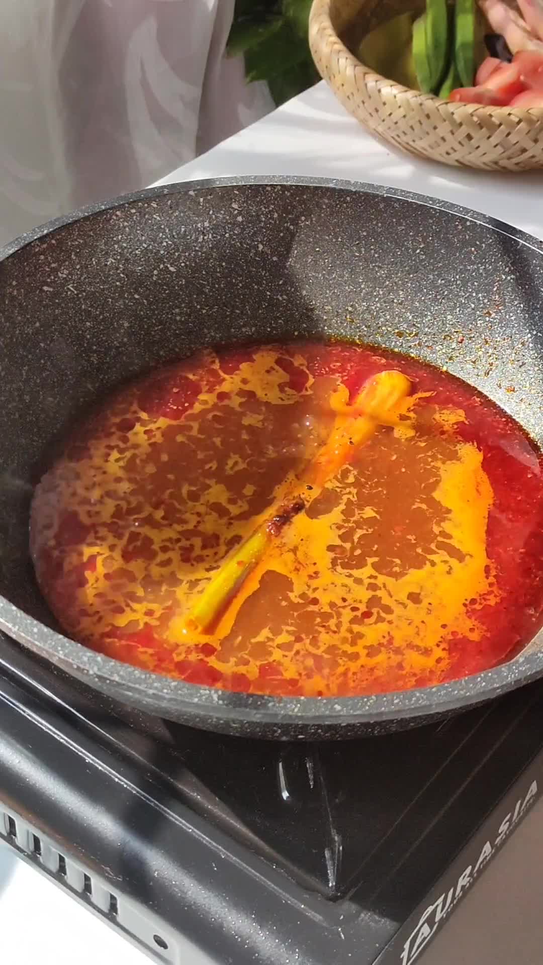 Gambar langkah 3 resipi Asam Pedas Ikan Sardin.