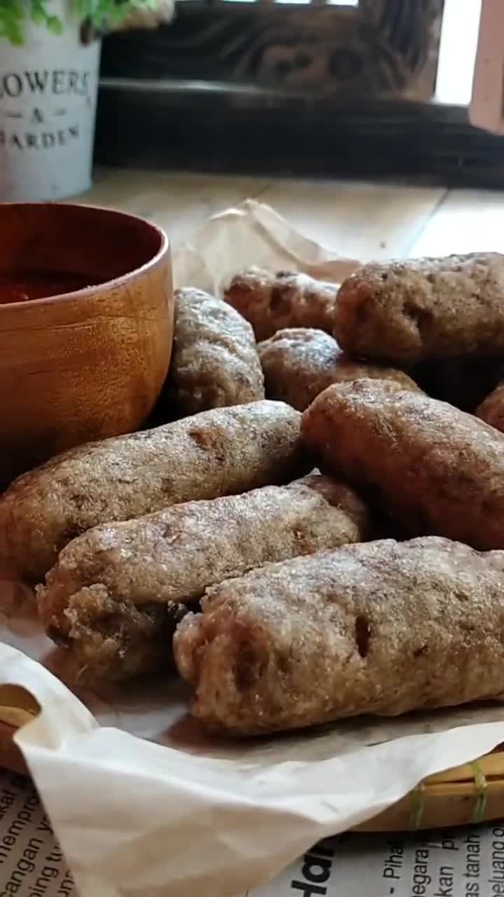 Gambar langkah 6 resipi Keropok lekor homemade.