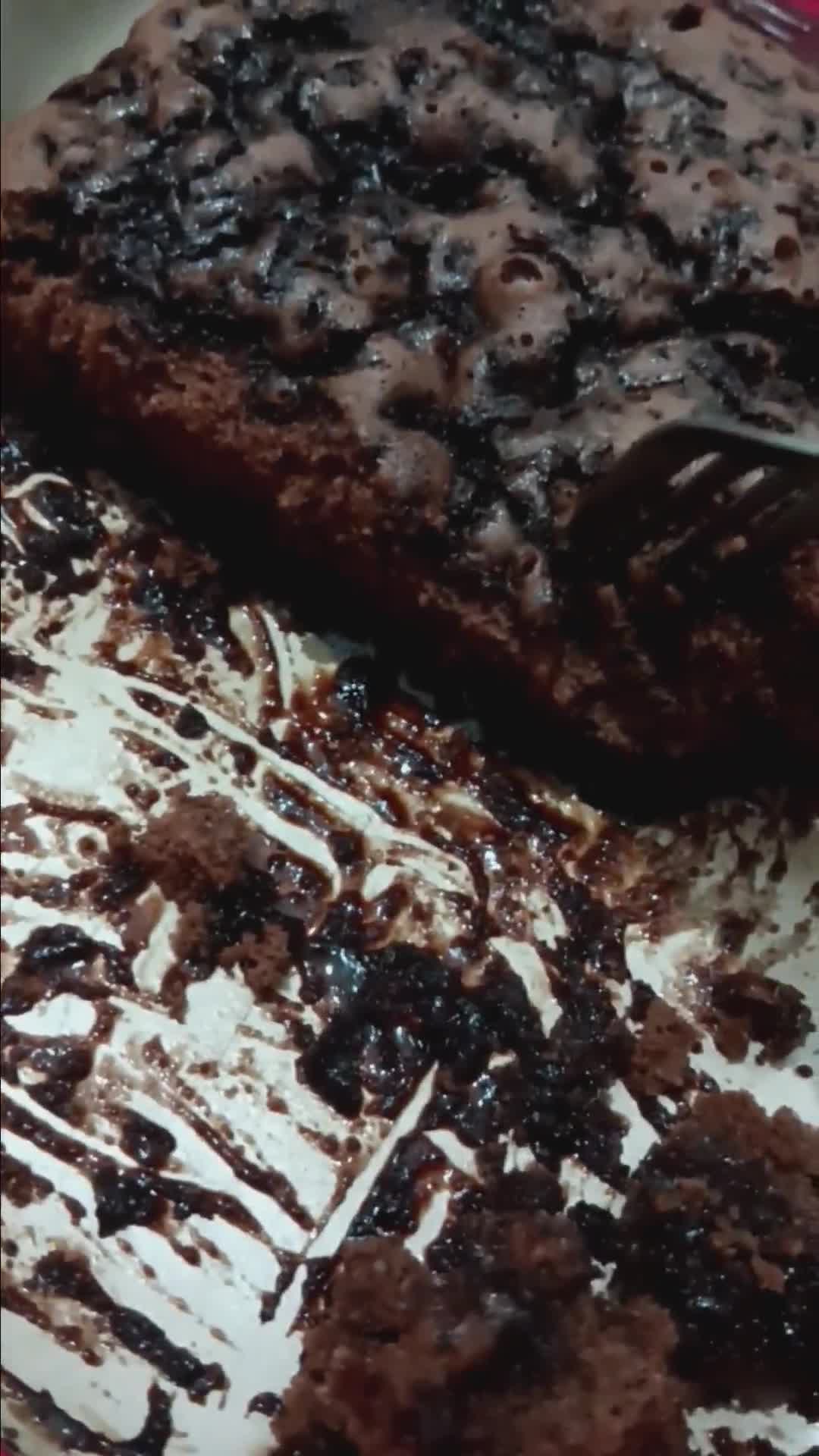Foto langkah ke 9 dari resep Bolu coklat kukus lumer super nyoklat (takaran sendok).