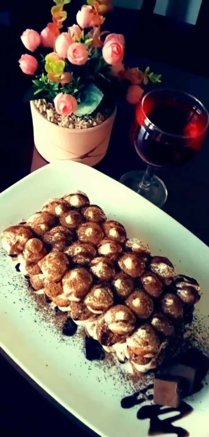 صورة لخطوة 1 من وصفة تيراميسو بالشوكولا سريع💗بدون ماسكاغبون