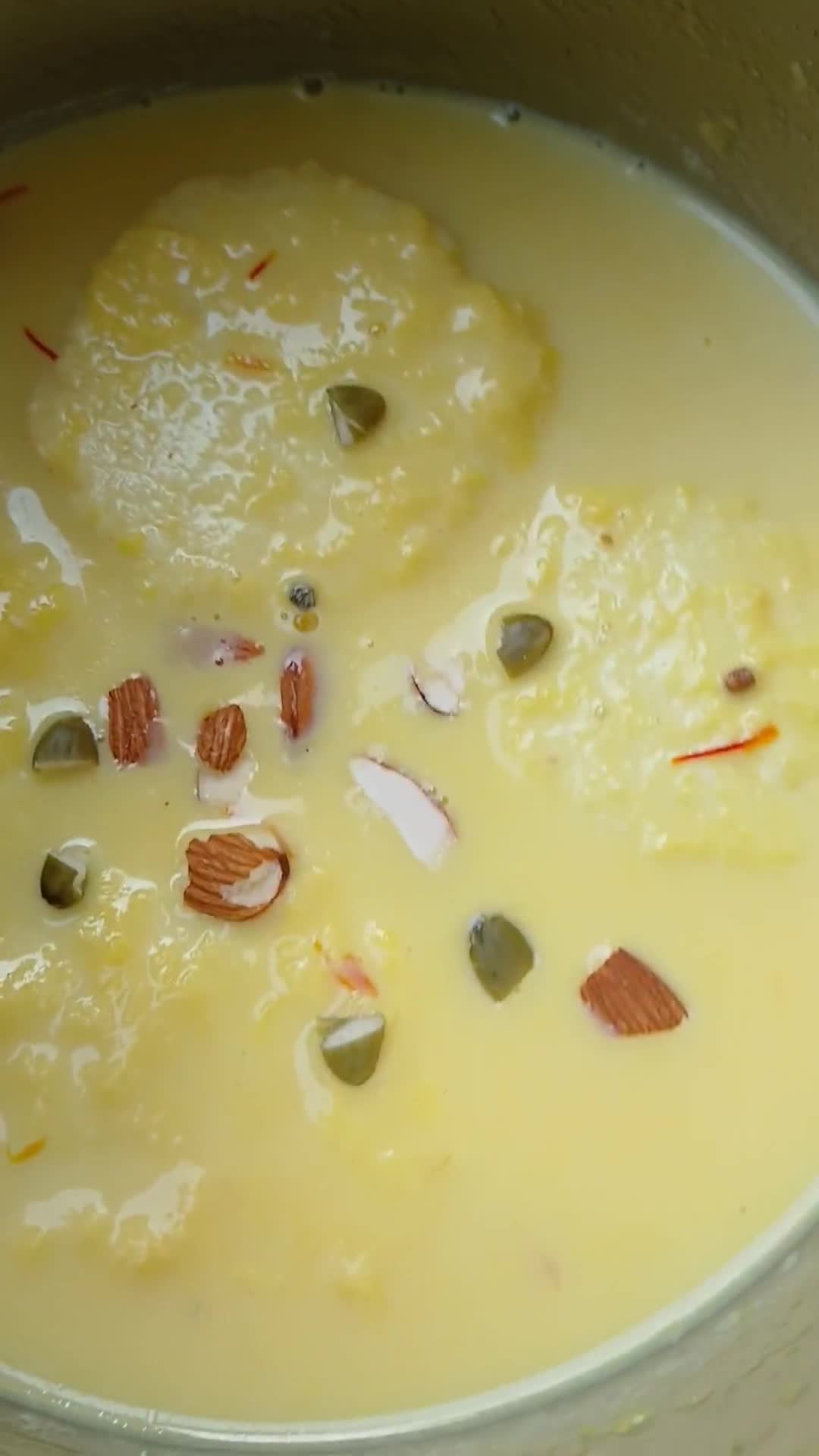 A picture of step 13 of Basant special Rasmalai.