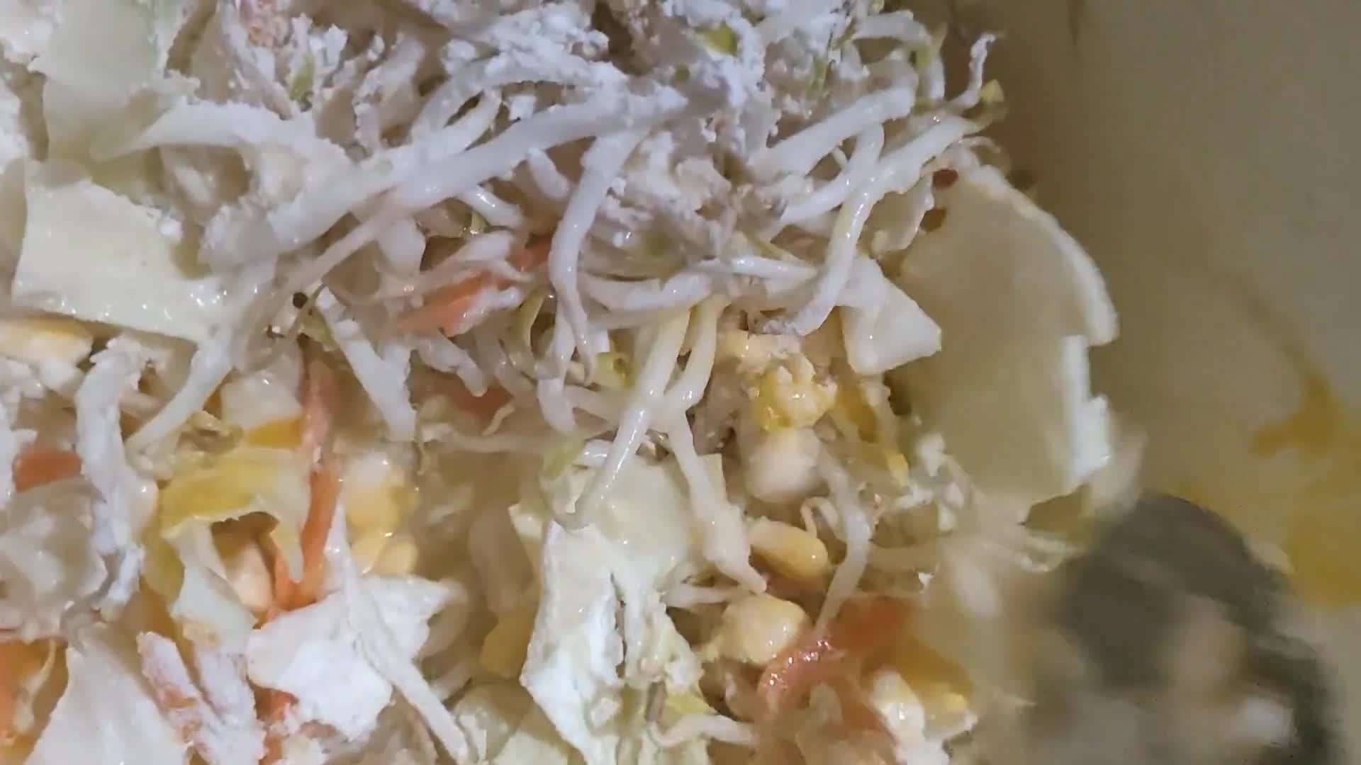 Foto langkah ke 3 dari resep Bakwan Sayuran Renyah.