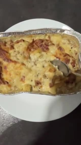 Gambar langkah 9 resipi Baked macaroni (versi air fryer).