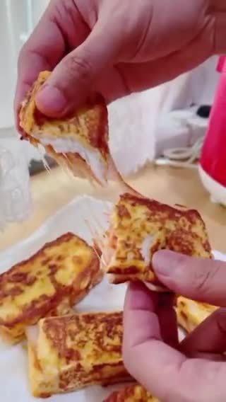 Gambar langkah 8 resipi 👩‍🍳Pizza French Toast.