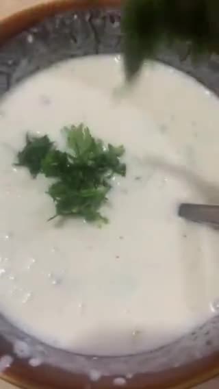 A picture of step 3 of Cucumber Raita.
