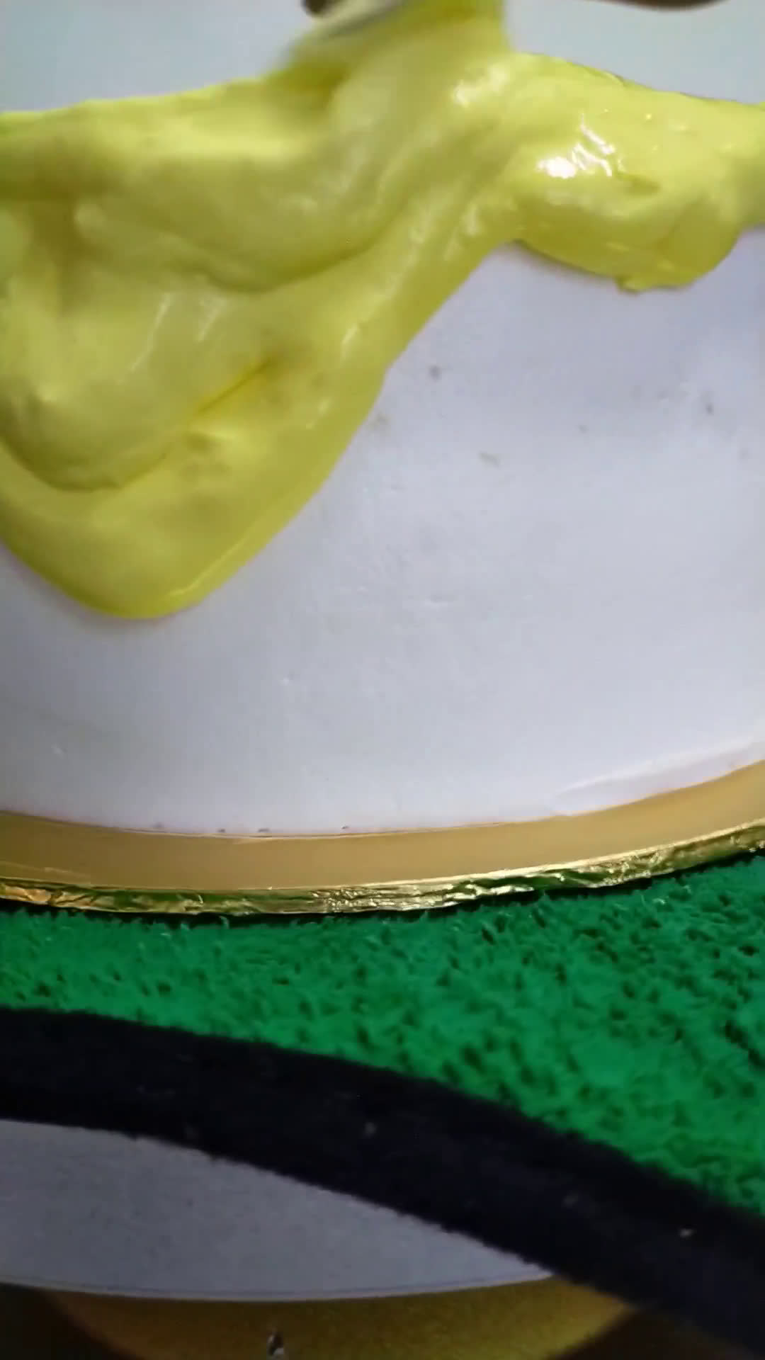 Gambar langkah 8 resipi Kek durian.