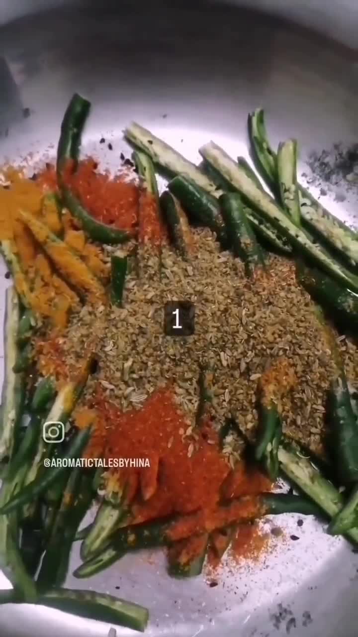 A picture of step 5 of Instant Chilli achar.