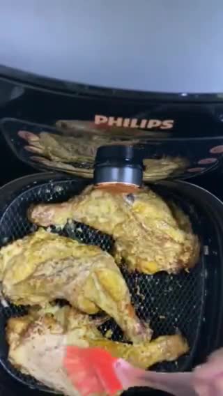 Gambar langkah 7 resipi Ayam Percik Air Fryer.
