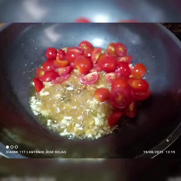 Foto del paso 7 de la receta: Mezclum de spaghetti con alcachofas y tomate 🍅