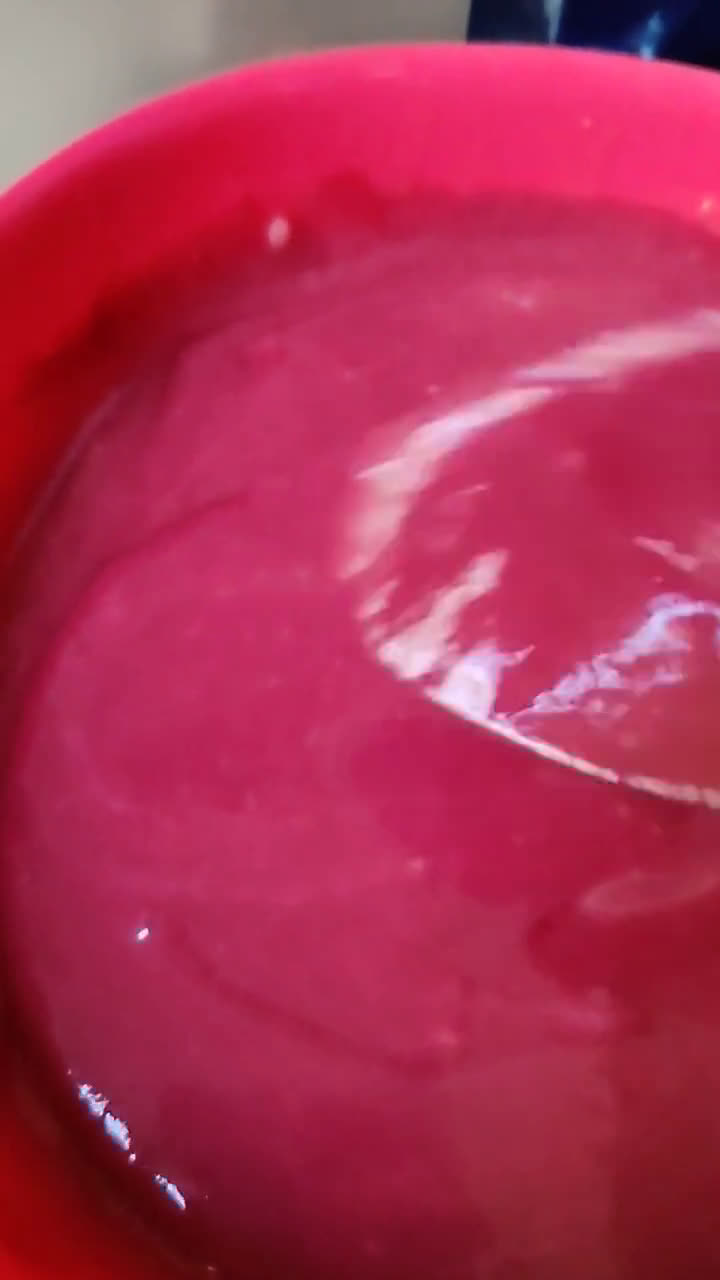 Foto langkah ke 1 dari resep Kue Cubit Red velvet.