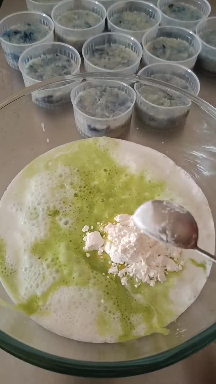 Gambar langkah 4 resipi Pulut Sekaya @ Serimuka Bunga Telang.