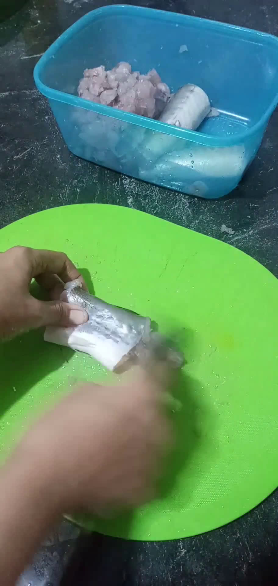 Foto langkah ke 2 dari resep Tekwan Ikan Alu-Alu.
