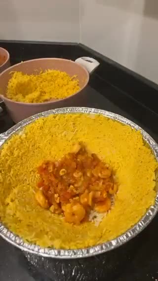 صورة لخطوة 8 من وصفة برياني ربيان حركات 🍤🍚