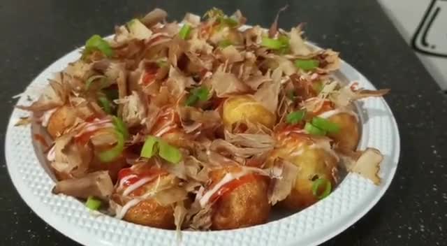 Foto langkah ke 4 dari resep Takoyaki.