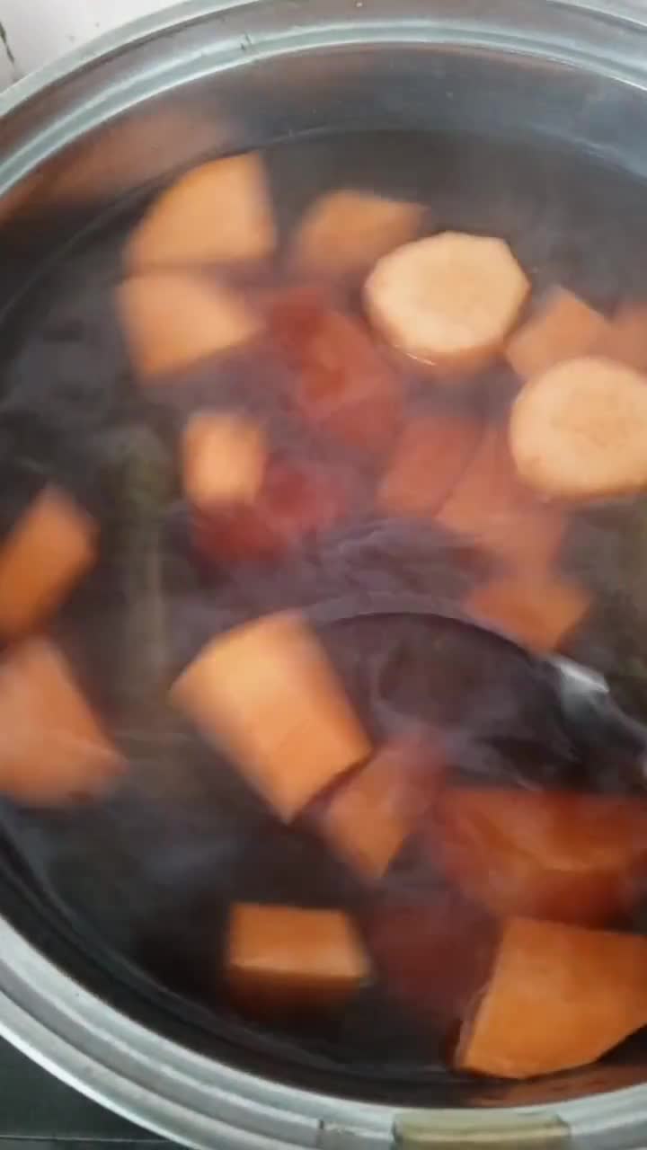Foto langkah ke 4 dari resep Kolak Melon Ubi Oranye.