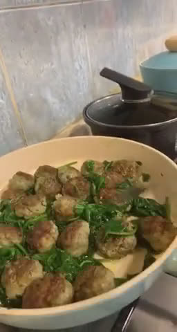 صورة لخطوة 4 من وصفة كفتة بالسبانخ والگريمه