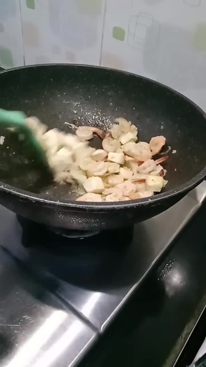 Foto langkah ke 4 dari resep Oseng buncis udang saos tiram.