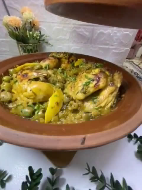 صورة لخطوة 11 من وصفة طاجن دجاج مغربي بالزيتون الاخضر 🌱