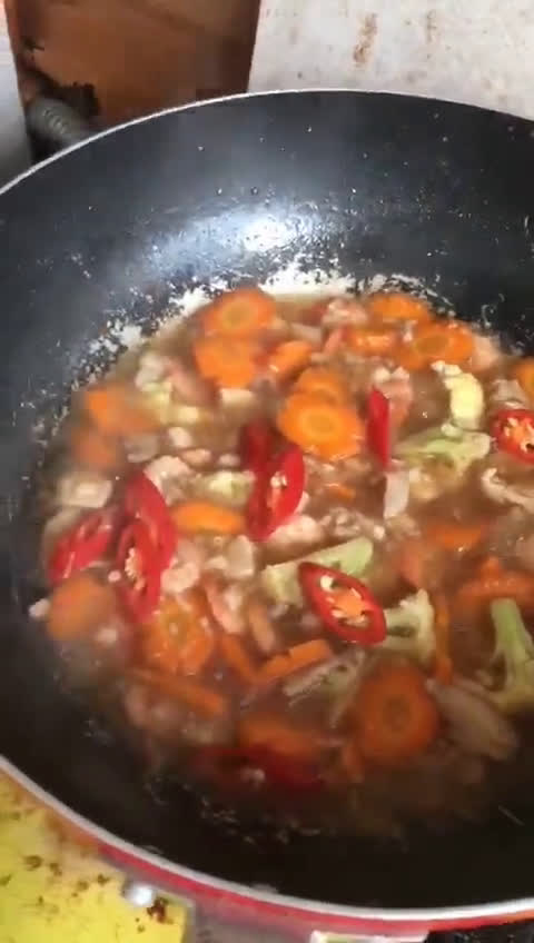 Foto langkah ke 3 dari resep Nasi capcay.