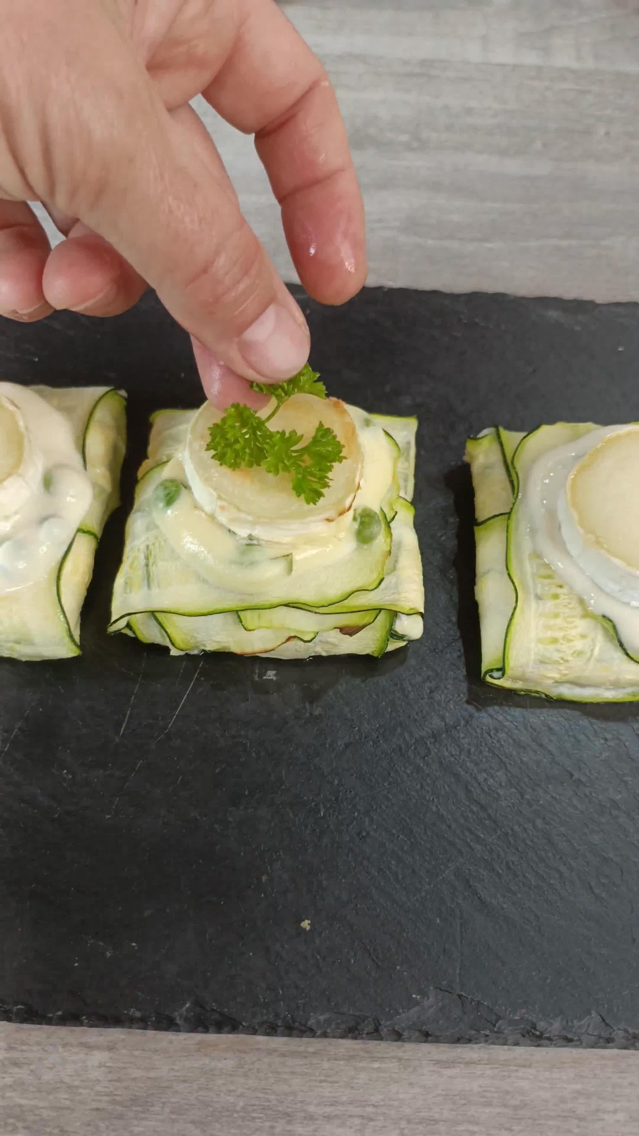 Une image de l'étape 6 de 🌸 Brique Ricotta Courgettes Chèvre.