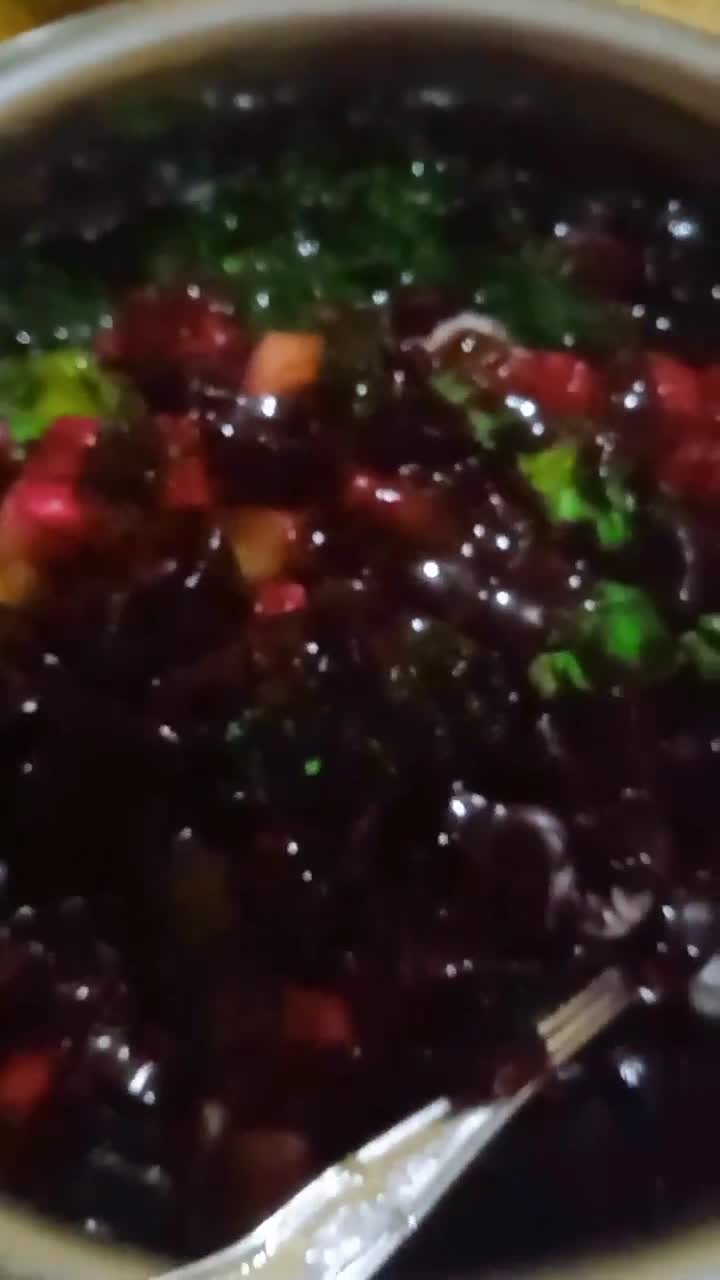 Foto langkah ke 6 dari resep Salad buah naga.