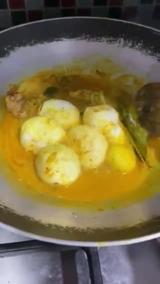 Foto langkah ke 3 dari resep Opor Telur.