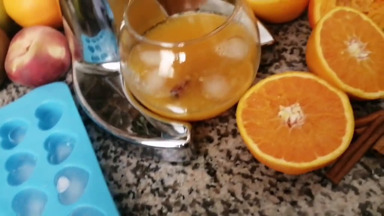 Une image de l'étape 3 de Jus d'orange cannelle miel du maquis de sartene🍯.