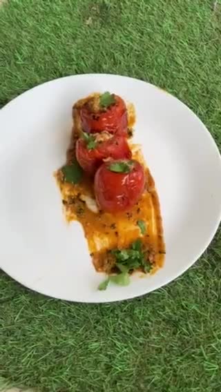भरवाँ शाही टमाटर (Bharwan shahi tamatar recipe in Hindi) रेसिपी चरण 9 फोटो