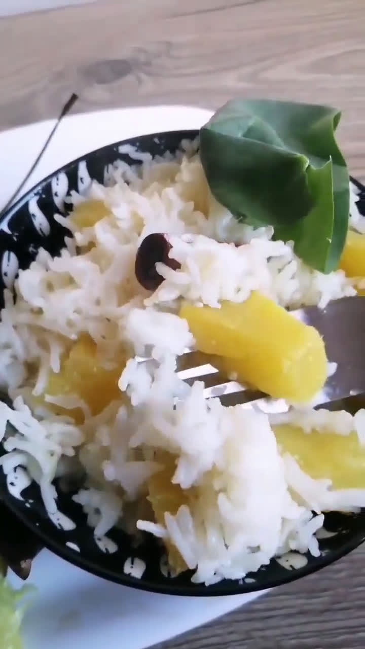 Une image de l'étape 8 de Saumon 🦈en papillote de feuilles 🍌de bananier.