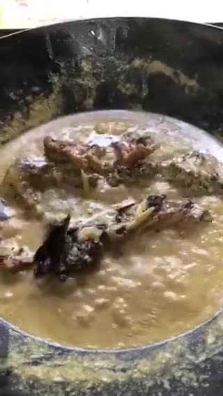 Gambar langkah 5 resipi Kurma Kambing Bakar.