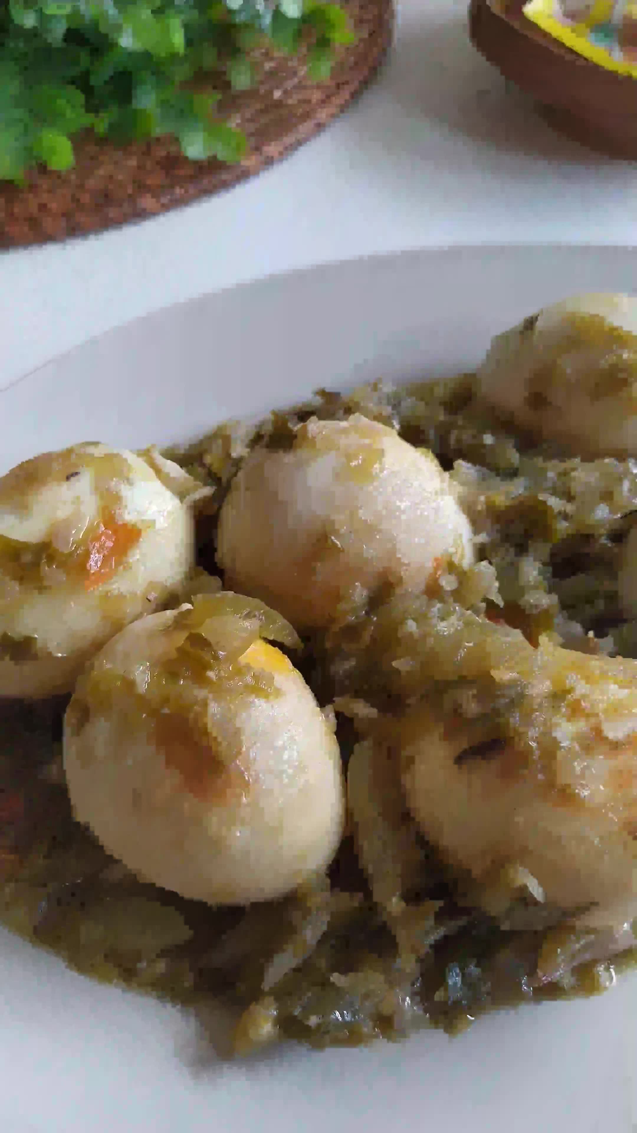 Foto langkah ke 3 dari resep Telur Cabe Ijo.