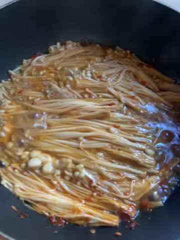 香辣水煮金針菇的食譜步驟4照片