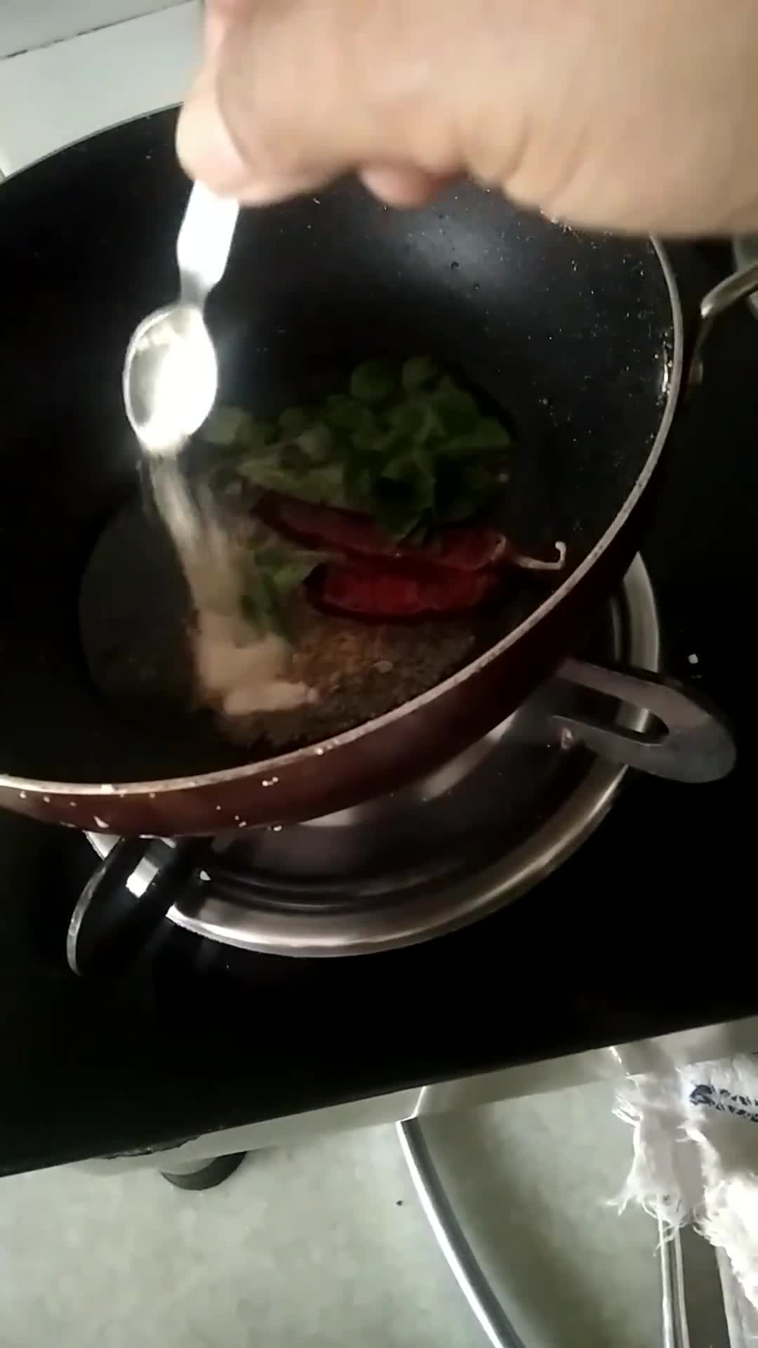 A picture of step 5 of Instant Rava Idly & Quick Sambhar.