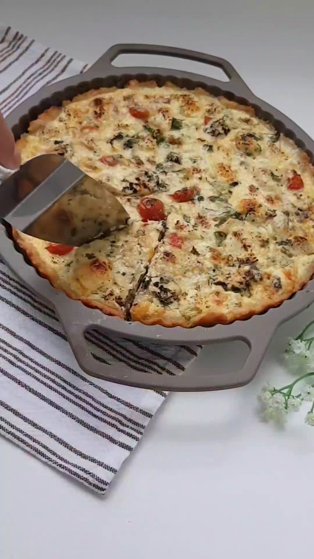 Foto do passo 2 de Quiche de Gorgonzola