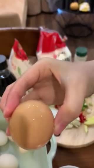 Hình bước làm 2 của món Trứng ngâm tương Hàn Quốc