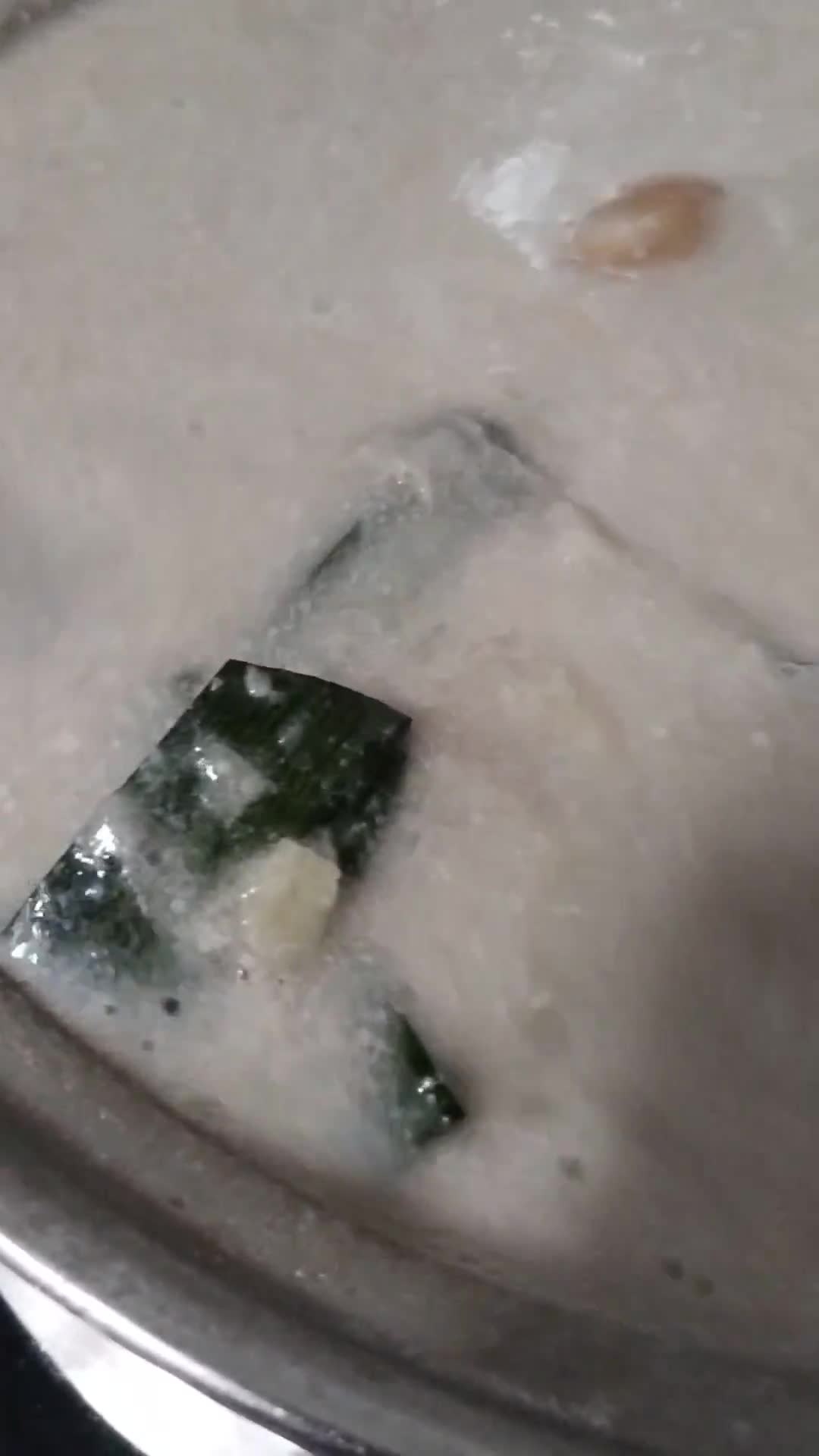 Gambar langkah 3 resipi Kuah manis durian.