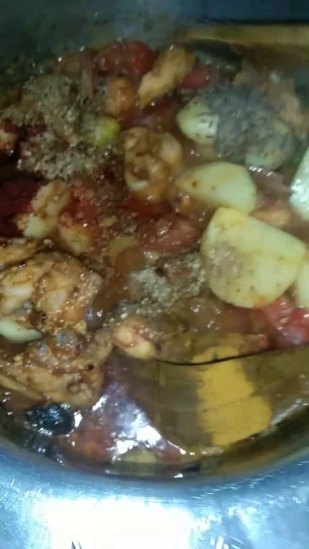 A picture of step 9 of Tandoori chicken biryani.