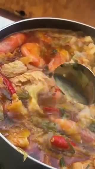 Foto langkah ke 2 dari resep Tomyum Babat Sapi dan Udang Simple Satset ala Aida.