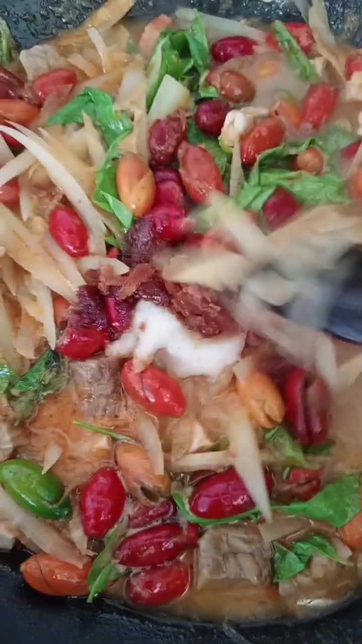 Foto langkah ke 3 dari resep Jangan Telo Gantung Pedes.