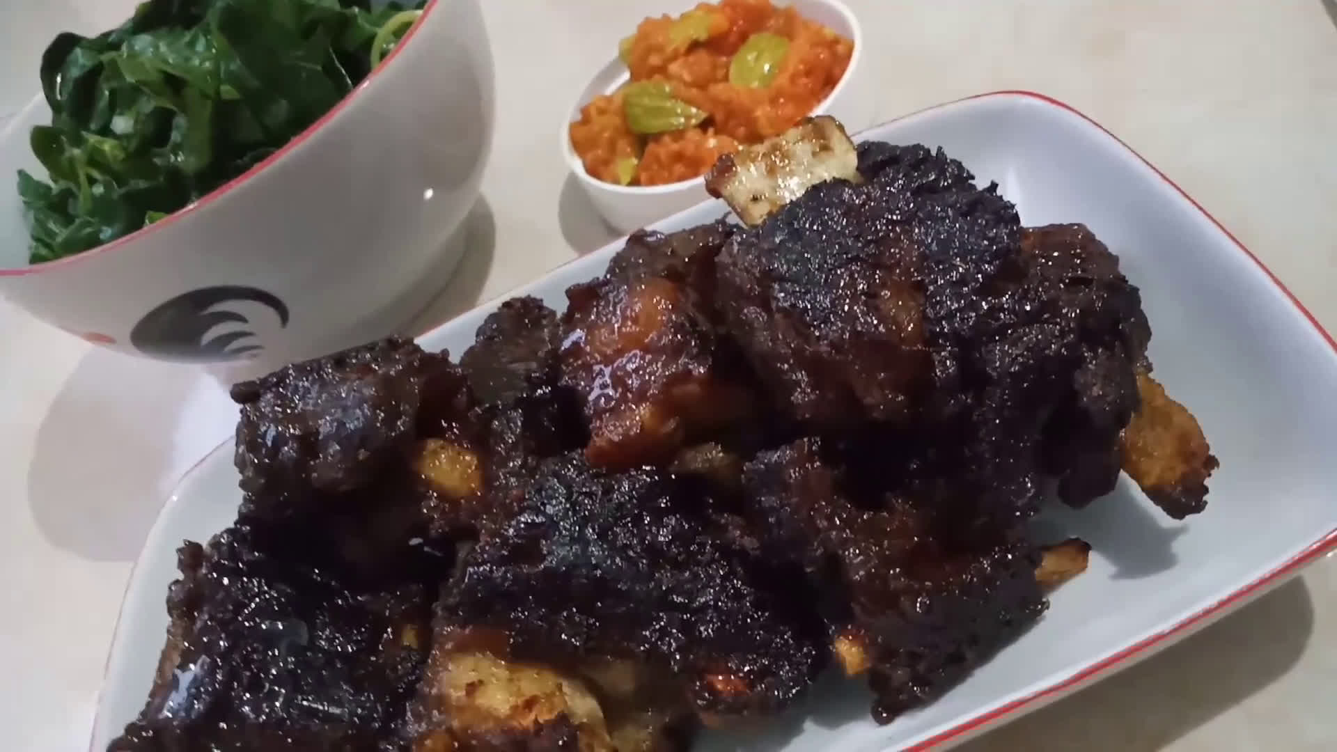 Foto langkah ke 6 dari resep Iga Panggang Madu.