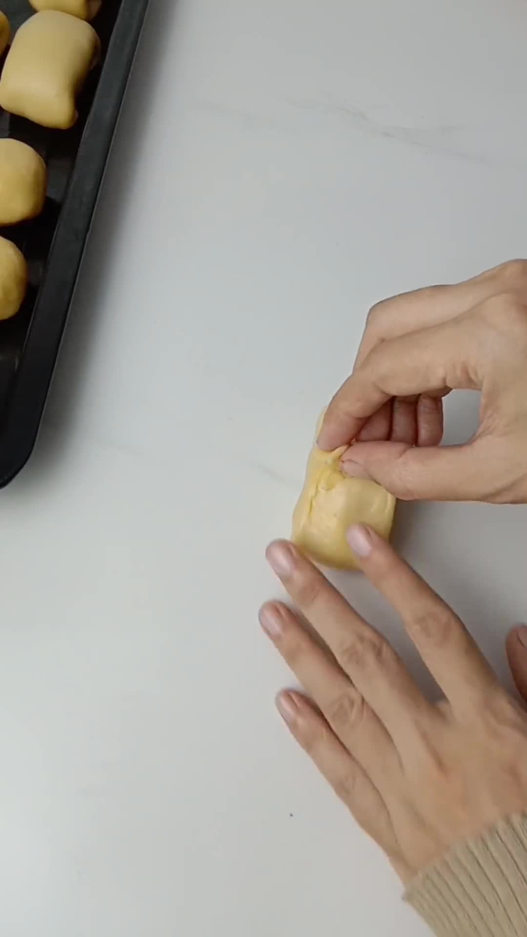 Foto langkah ke 8 dari resep Bolen Coklat Keju tanpa Korsvet.