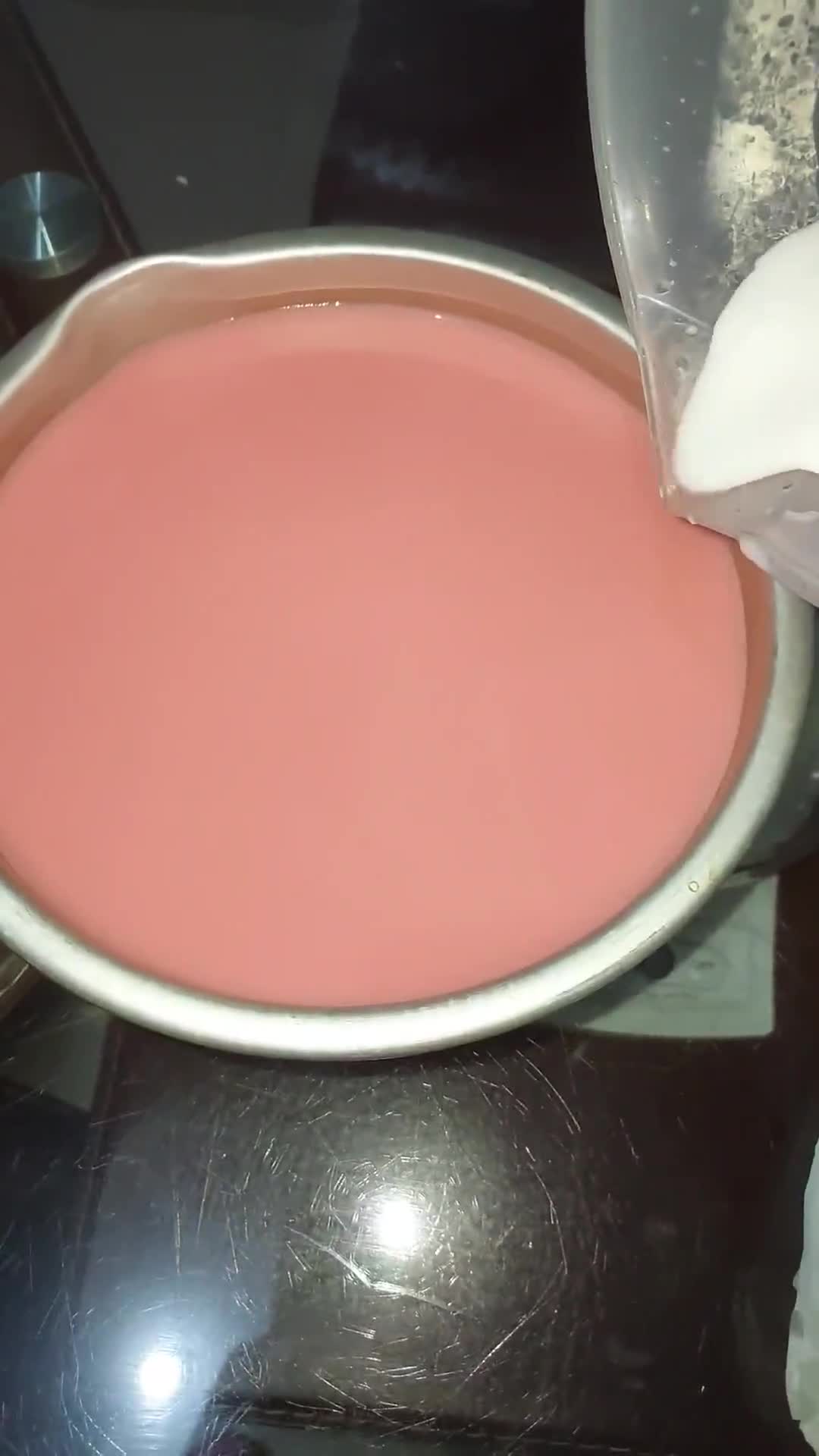 Foto langkah ke 3 dari resep Pink Lava Ala Richeese.