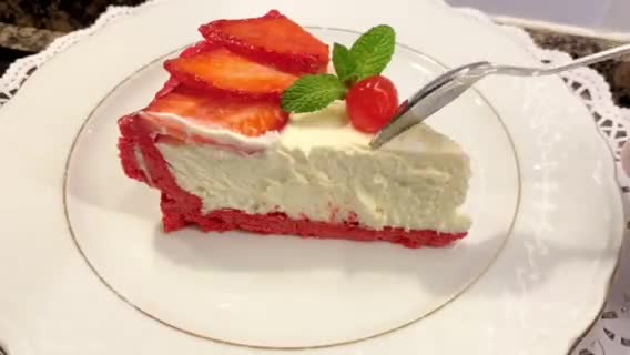 Foto del paso 13 de la receta: Tarta con chocolate blanco “día de los enamorados”