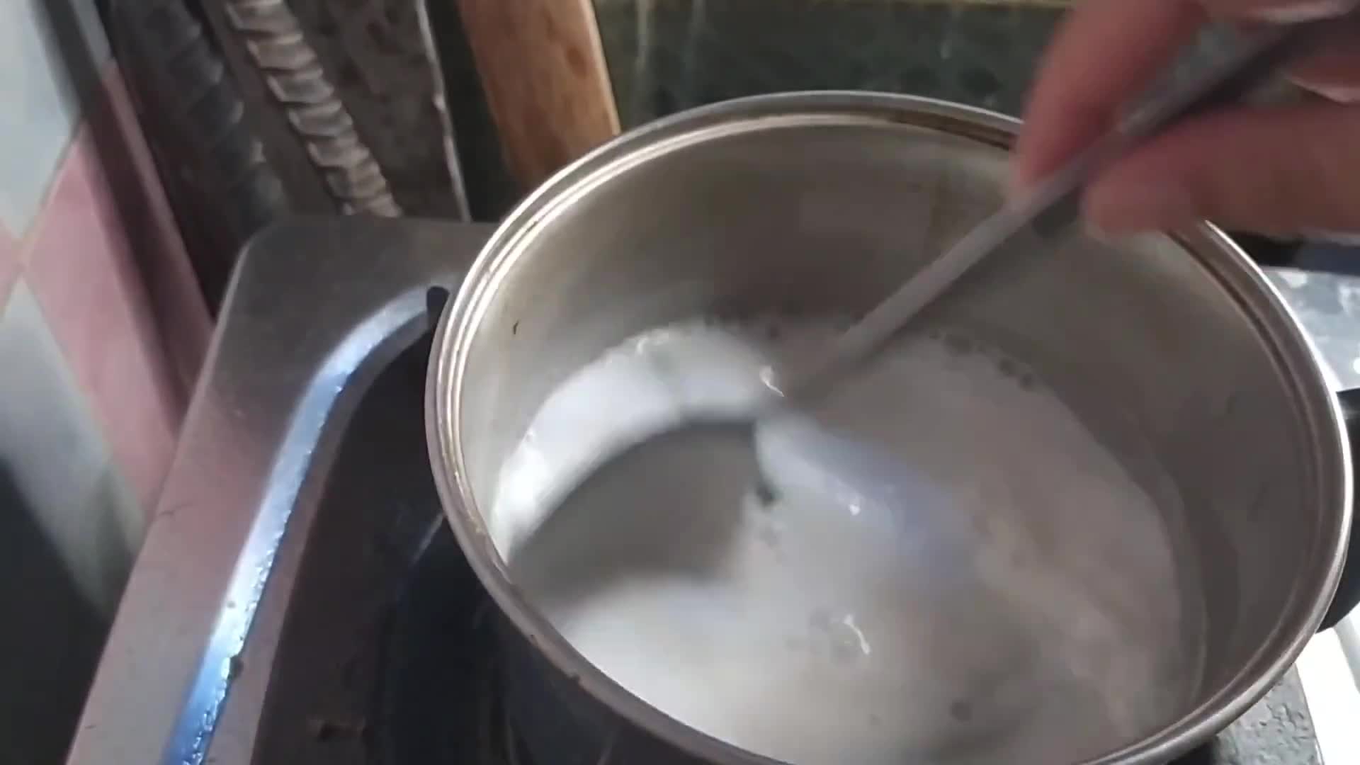 Foto langkah ke 4 dari resep Bubur ubi kuning.