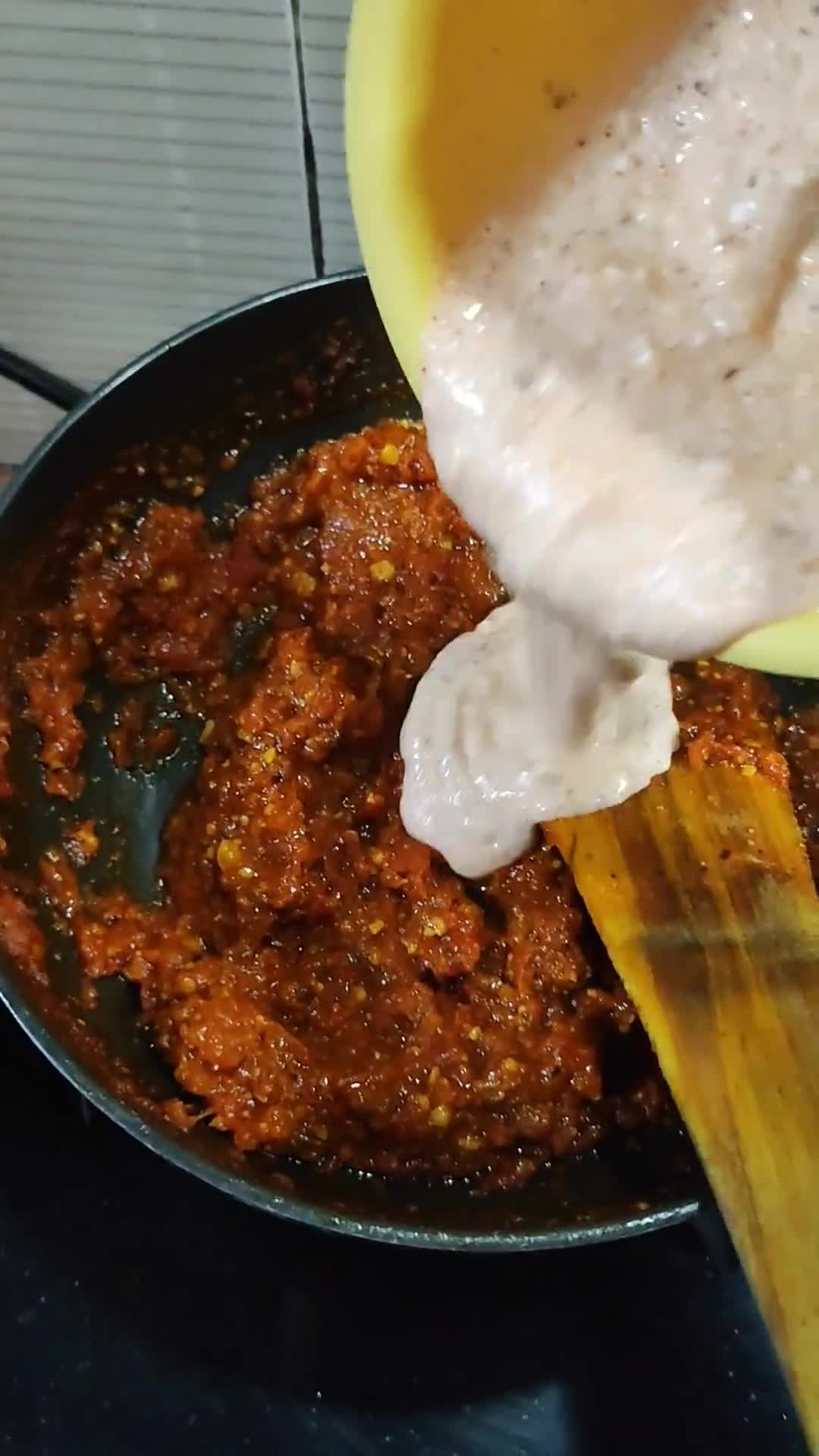 भजिया सब्जी(bhajiya sabzi recipe in hindi) रेसिपी चरण 3 फोटो