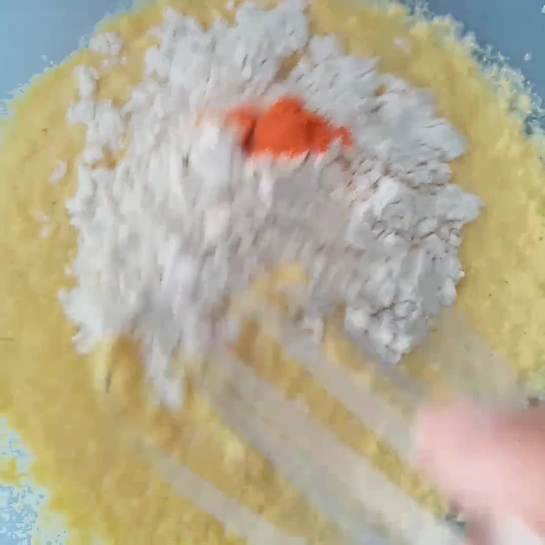 Foto langkah ke 3 dari resep Kue Lumpur Jagung.