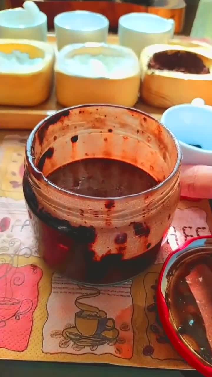 عکس مرحله 4 از دستور کیک ساده داخل شیشه مربا🙋
