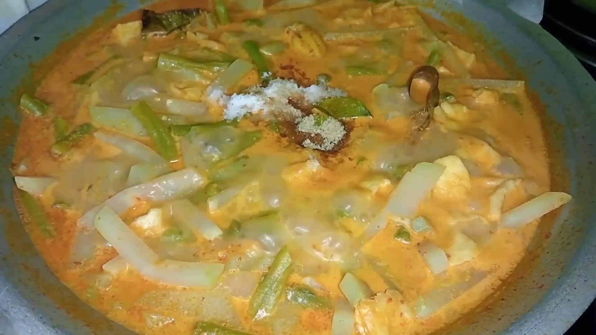 Foto langkah ke 7 dari resep Sayur labu siam / manisa, tahu, kacang panjang.