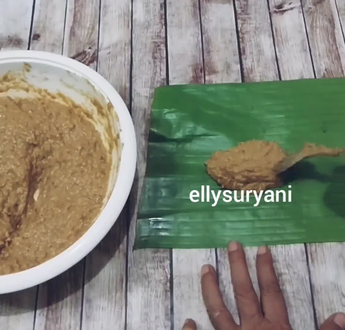 Foto langkah ke 5 dari resep Brusbus (Pepes) Pisang-Terigu.
